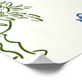 Poster C'est une Fête des mariées illustrée plus colorée (Coin)