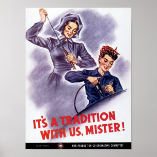 Poster C'est une tradition avec nous, Monsieur !