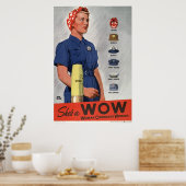 Poster C'est une WOW (Cuisine)
