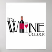 Poster C'est Wine O'clock (Devant)
