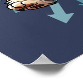 Poster C'est Zoomie Time Chat persan (Coin)