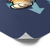 Poster C'est Zoomie Time Norwegian Forest Cat (Coin)