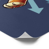 Poster C'est Zoomie Time Orange Tabby Cat (Coin)