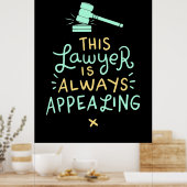 Poster Cet Avocat Est Toujours Attirant (Cuisine)