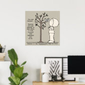 Poster Cet endroit (Bureau à domicile)