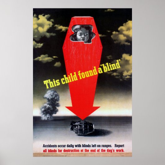 Poster Cet enfant a trouvé un aveugle (Devant)