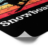 Poster Cet Enfant Aime Le Snowboard Garçons Filles (Coin)