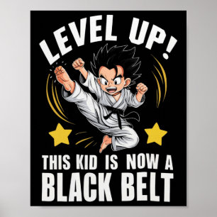 Poster Cet Enfant Est Aujourd'Hui Un Noir Karate Hapkido 