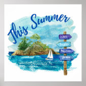 Poster Cet été (Devant)