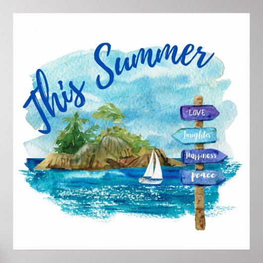 Poster Cet été (Devant)