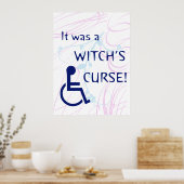 Poster C'était la malédiction d'une sorcière : handicap (Cuisine)