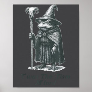 Poster C'était le Tism M'lord drôle mème grenouille sorci