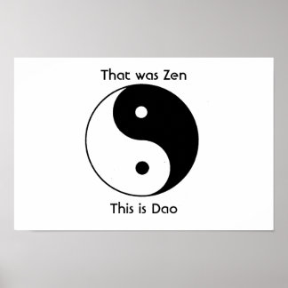 Poster C'était zen
