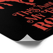 Poster CETTE AINSI MON PREMIER RODÉO drôle de cowboy chev (Coin)