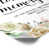 Poster Cette bougie brûle dans la mémoire aimante Symbole (Coin)