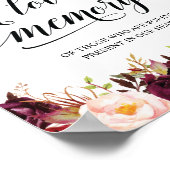 Poster Cette bougie brûle en souvenir aimant Panneau comm (Coin)