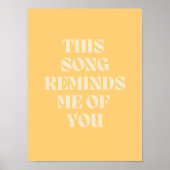 Poster cette chanson me rappelle de vous (Devant)