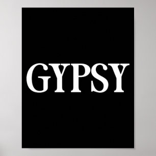 Poster Cette chemise qui dit gitan - Un design qui dit gi