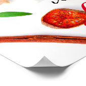 Poster Cette cuisine est assaisonnée avec amour (Coin)