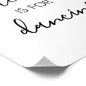 Poster Cette Cuisine Est Pour Danser (Coin)