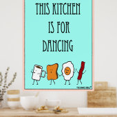 Poster Cette cuisine est pour l'affiche dansante (Cuisine)