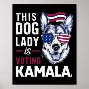 Poster Cette Dame De Chien Vote Kamala