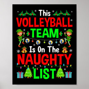 Poster Cette Équipe De Volley-Ball Sur La Liste Coquine C