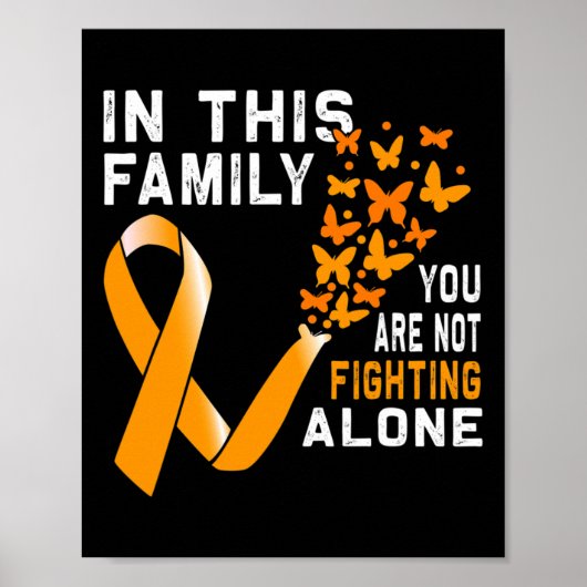 Poster Cette Famille Ne Lutte Pas Contre La Leucémie Oran (Devant)