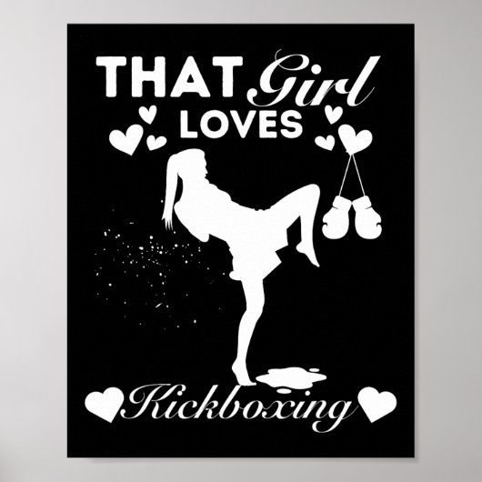 Poster Cette fille adore le kickboxing (Devant)