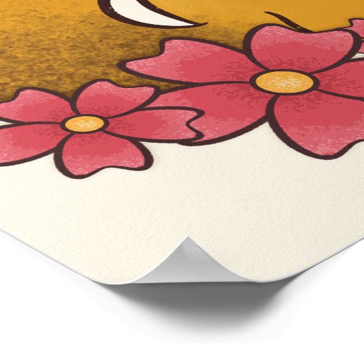 Poster Cette fille adore les renards (Coin)