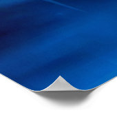 Poster Cette Fille Aime La Gymnastique Noir, Bleu, Blanc (Coin)