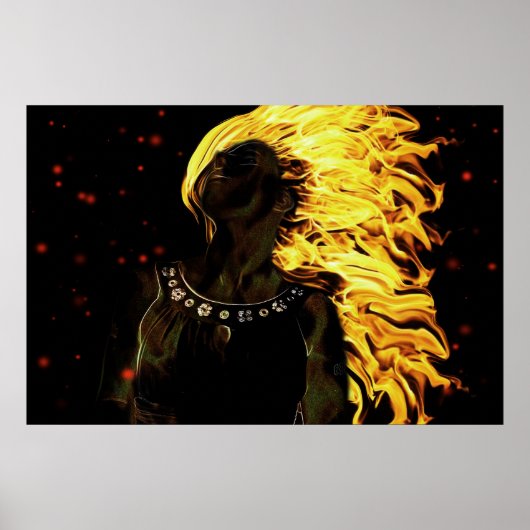Poster cette fille est en feu (Devant)