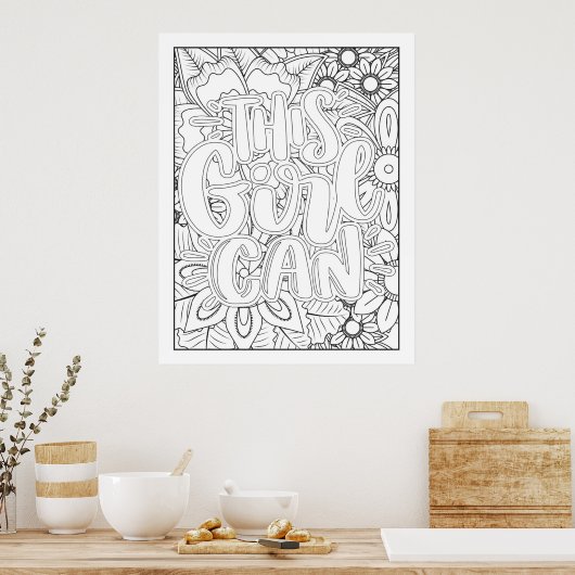 Poster Cette Fille Peut La Couper Elle-Même (Cuisine)