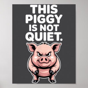 Poster Cette Ggy n'est pas calme Citation drôle de mème p