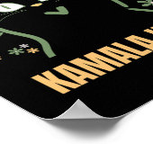 Poster Cette jeune fille sans chats soutient le Président (Coin)