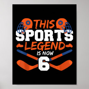 Poster Cette légende du sport a maintenant 6 ans