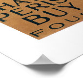 Poster Cette Liberté Ne Perdra Pas De La Terre (Coin)