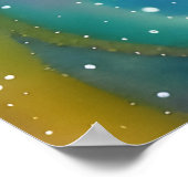 Poster Cette longue citation de Rumi céleste (Coin)