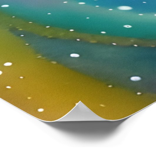 Poster Cette longue citation de Rumi céleste (Coin)