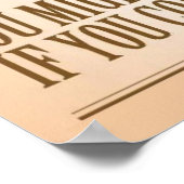 Poster Cette Maison Est Protégée Par Le Bon Seigneur Et U (Coin)