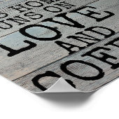 POSTER CETTE MAISON FONCTIONNE SUR DES SIGNES RUSTIQUES A (Coin)