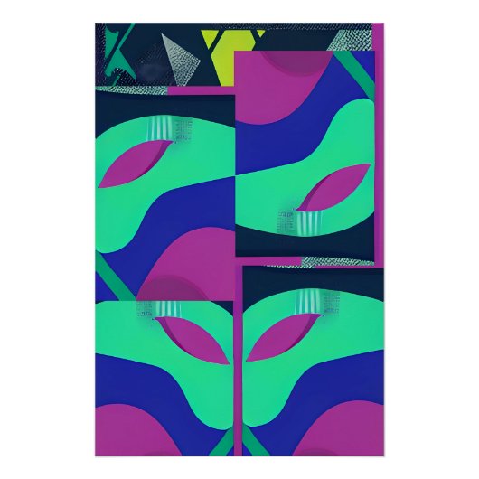 Poster Cette nouvelle vague de mascarade de Memphis (Devant)