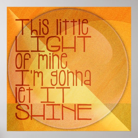 Poster Cette Petite Lumière De Mon Inspiration (Devant)