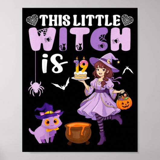 Poster Cette petite sorcière a 19 ans d'anniversaire (Devant)