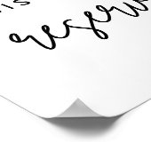 Poster Cette rangée est réservée Chaise Siège réservé (Coin)