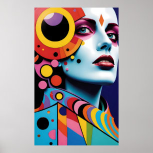 Poster Cette reine des diamants - Ken Gage Art