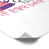 Poster Cette reine est née en février Citation d'annivers (Coin)