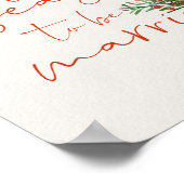 Poster Cette saison pour être marié Mariage de Noël (Coin)