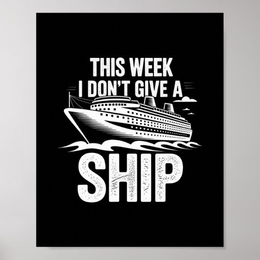 Poster Cette semaine, je me fiche d'un navire Vacances de (Devant)