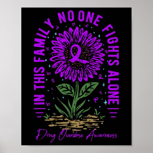 Poster Cette sensibilisation à l'overdose de drogue famil (Devant)